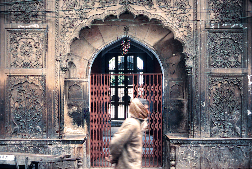 The famous poet Mirza Ghalib’s Haveli Though this building has been restored and renovated, it still retains some character of what it must have been earlier. The entrance ceiling is vaulted with generous use of arches in its construction